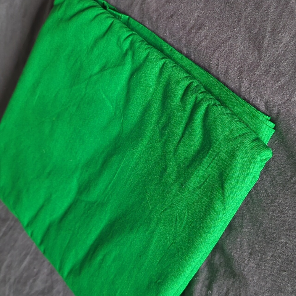 Photography or videography green screen fabric